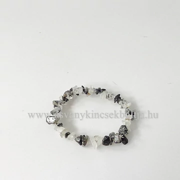 Turmalinkvarc szemcsés karkötő