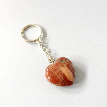 Kulcstartó breccsajáspis szív