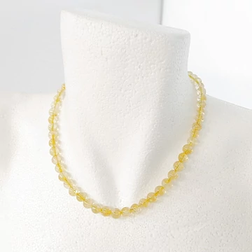 Citrin lánc 8 mm 42 cm Citrin lánc 8 mm 42 cm