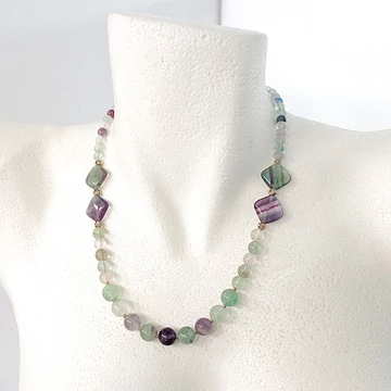 Fluorit egyedi lánc növekvő 50 cm Fluorit egyedi lánc növekvő 50 cm