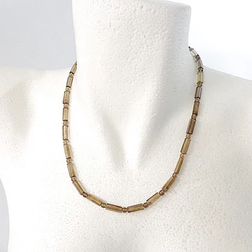 Fluorit  hasáb lánc 4 mm 49 cm Fluorit  hasáb lánc 4 mm 49 cm