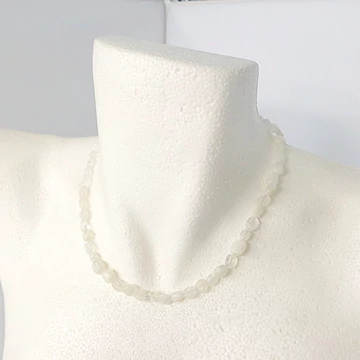 Szivárvány holdkő nugget lánc 42 cm