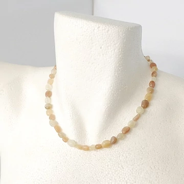 Vegyes holdkő kis nugget lánc 42 cm