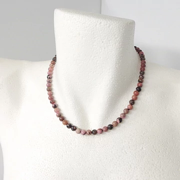 Rodonit lánc 6 mm AB 42 cm Rodonit lánc 6 mm AB 42 cm