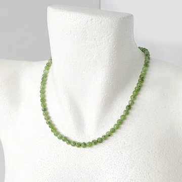 Burmai jáde lánc 6 mm 45 cm Burmai jáde lánc 6 mm 45 cm