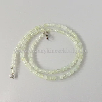 Jáde lánc 4 mm 42 cm Jáde lánc 4 mm 42 cm