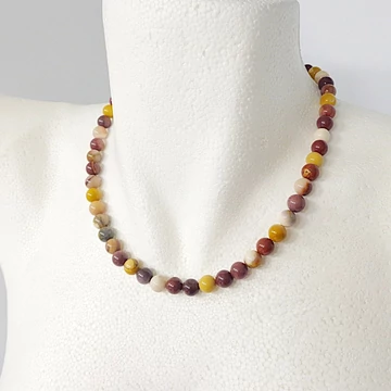 Mokait jáspis lánc 8 mm 45 cm Mokait jáspis lánc 8 mm 45 cm