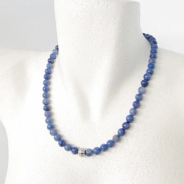 Kékkvarc lánc 8 mm 51 cm Kékkvarc lánc 8 mm 51 cm
