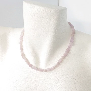 Kunzit nugget lánc 43 cm Kunzit nugget lánc 43 cm