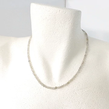 Labradorit fazettált lánc 4 mm 42 cm Labradorit fazettált lánc 4 mm 42 cm