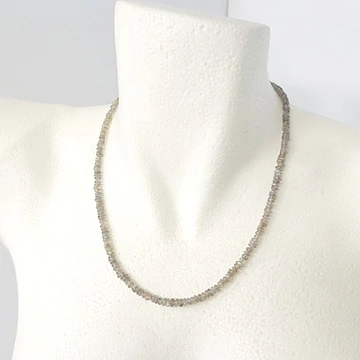 Labradorit korong lánc női-férfi extra 4x2 mm 50 cm Labradorit korong lánc női-férfi extra 4x2 mm 50 cm