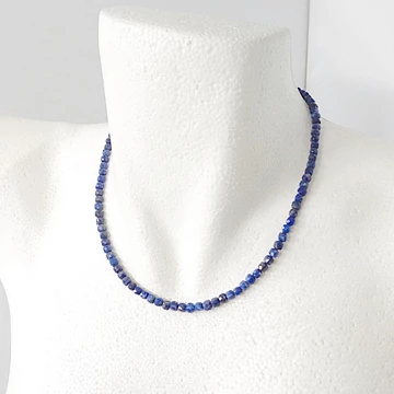 Lápisz fazettált kocka lánc 4mm 42 cm Lápisz fazettált kocka lánc 4mm 42 cm