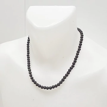 Lávakő férfi lánc 6 mm 50 cm Lávakő férfi lánc 6 mm 50 cm