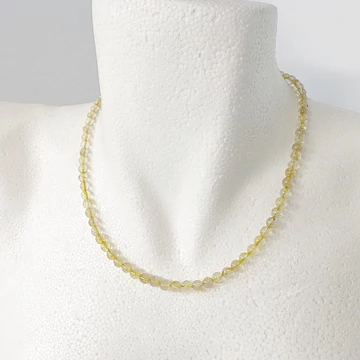 Rutilkvarc lánc 6 mm 45 cm Rutilkvarc lánc 6 mm 45 cm