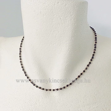 Fazettált spinell - holdkő lánc 40 cm Fazettált spinell - holdkő lánc 40 cm