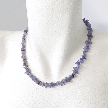 Tanzanit szemcsés lánc 45 cm Tanzanit szemcsés lánc 45 cm