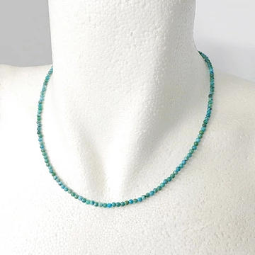 Türkiz extra lánc 3 mm 42 cm