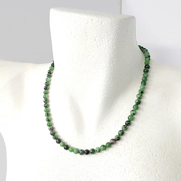 Zoizit lánc 6 mm 45 cm Zoizit lánc 6 mm 45 cm