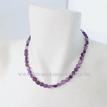 Ametiszt nugget lánc 42 cm Ametiszt nugget lánc 42 cm