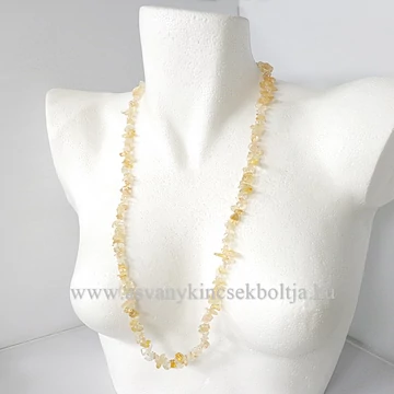 Citrin szemcsés lánc 88 cm Citrin szemcsés lánc 88 cm