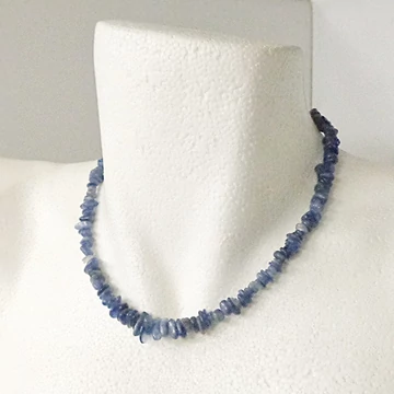 Kianit szemcsés lánc 42 cm