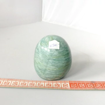 Amazonit egyedi talpas kő 10500