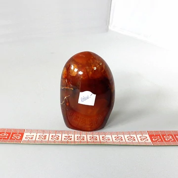 Karneol egyedi talpas kő 8800