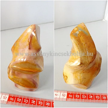 Polikróm jáspis egyedi talpas kő 16600 Polikróm jáspis egyedi talpas kő 16600