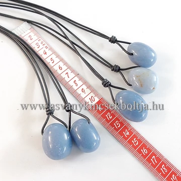 Angelit fúrt medál 45 cm erős hengerbőrön