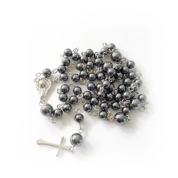 Hematit rózsafüzér Hematit rózsafüzér