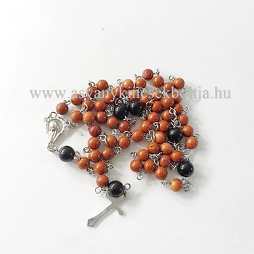 Vörös jáspis rózsafüzér Vörös jáspis rózsafüzér