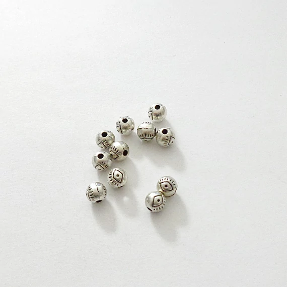 Fűzhető mintás golyó 6 mm