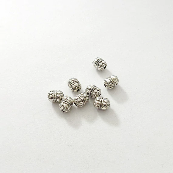 Fűzhető mintás hordó 6x8 mm