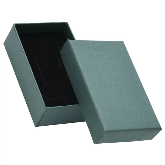 Díszdoboz egyszínű zöld 50x80x25 mm