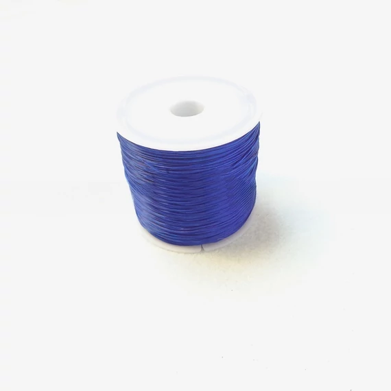 Fűzőgumi lapos királykék