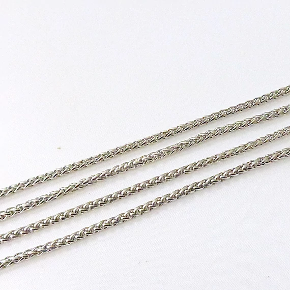 Nemesacél lánc fonott 3 mm 60 cm