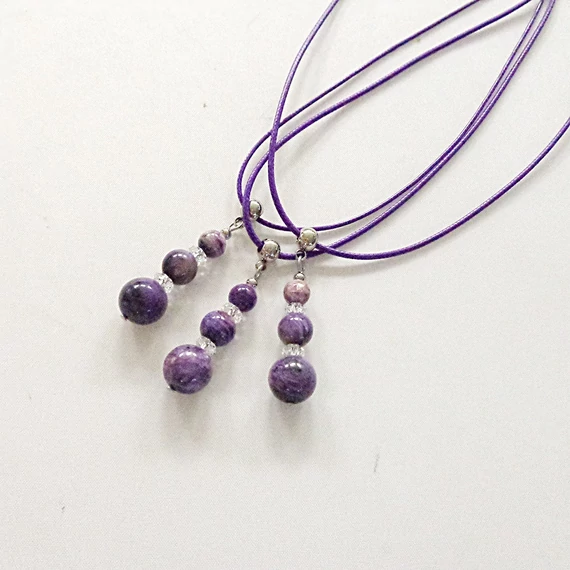 Csaroit 3 golyós medál  45 cm