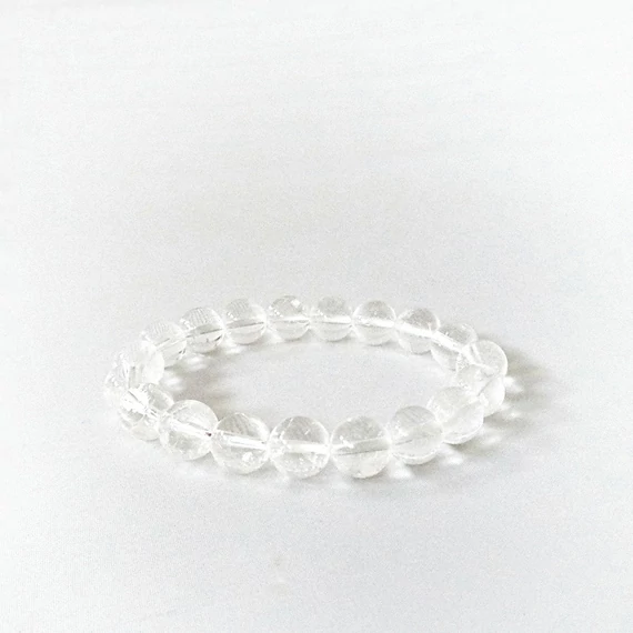 Hegyikristály női - férfi karkötő 10 mm B