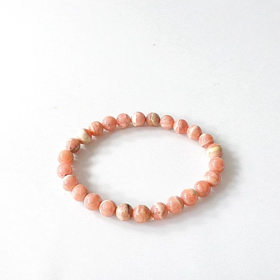 Rodokrozit karkötő 8 mm