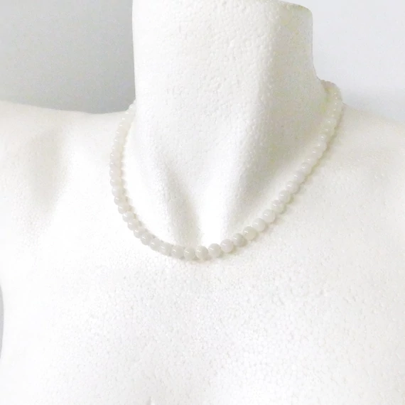 Szivárvány holdkő lánc 6 mm 42 cm