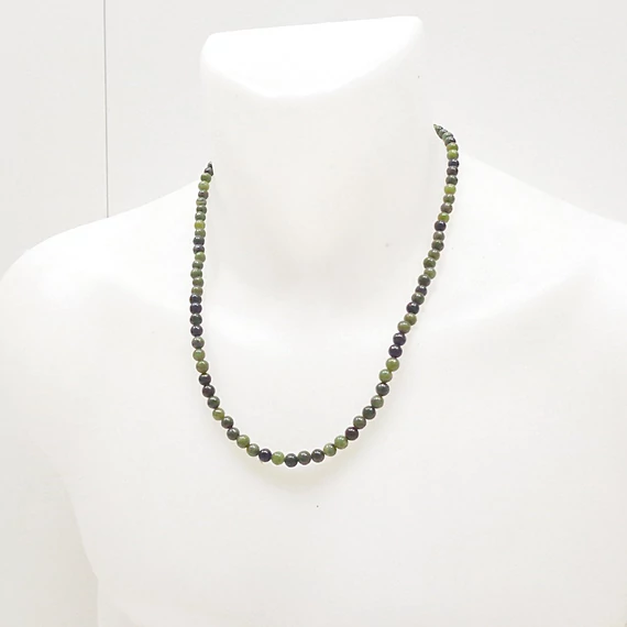 Kanadai jáde női - férfi lánc 6 mm 55 cm