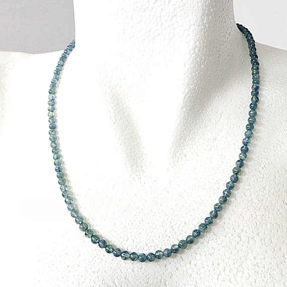 Kianit drágakő lánc 4 mm 50 cm