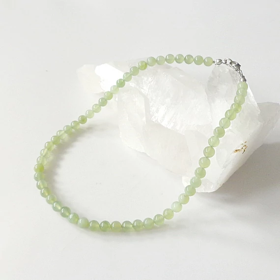 Gyermek jáde lánc 6 mm