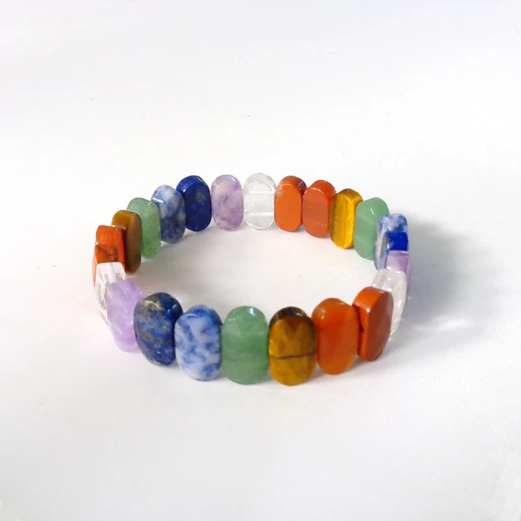 Ovális csakra karkötő