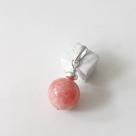 Rodokrozit egyedi extra ezüst medál 10400