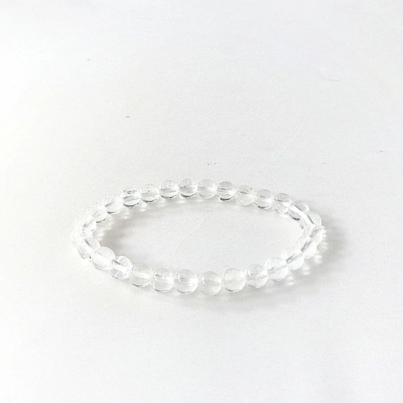 Hegyikristály női-férfi karkötő 6 mm B