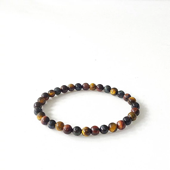  Tigris- sólyom- macskaszem női-férfi karkötő 6 mm