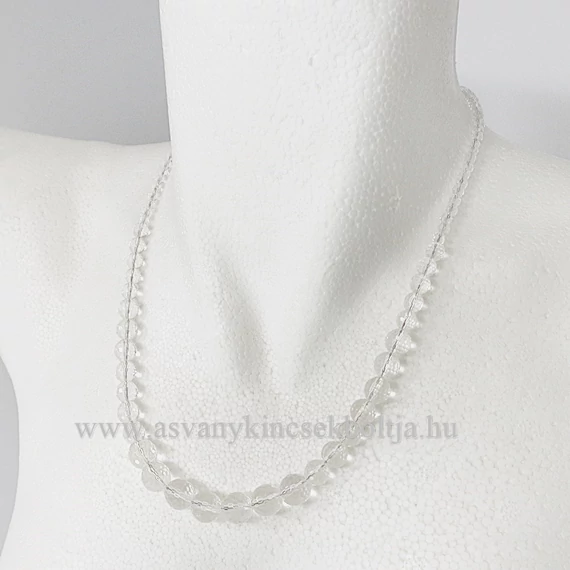 Fazettált hegyikristály lánc növekvő 50 cm
