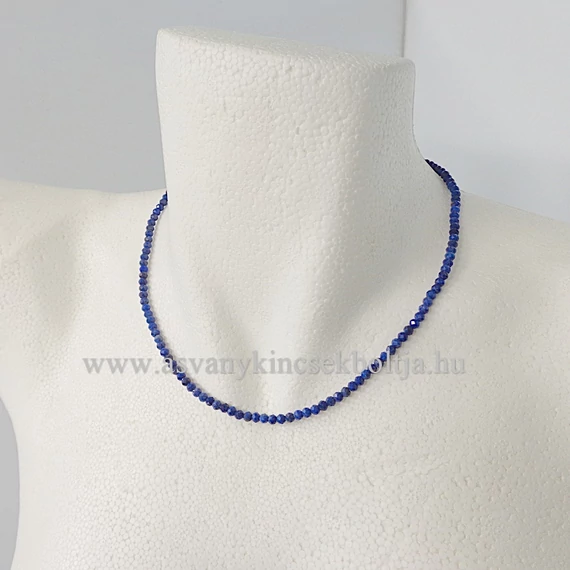 Lápisz fazettált lánc 4x3 mm 42 cm