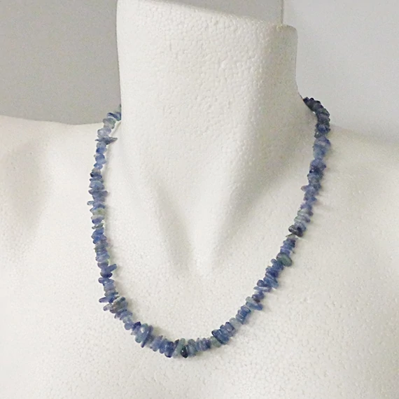 Kianit szemcsés lánc 50 cm